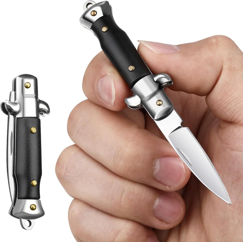 FUNBRO Small Pocket Knife, Cool Knives Box Cutter, EDC Knifefor Every Day Carry, Small Gift for Women Men - Image 1